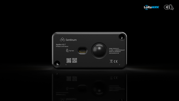 aion Sensor zur drahtlosen Überwachung von Maschinen mit mioty-Technologie
