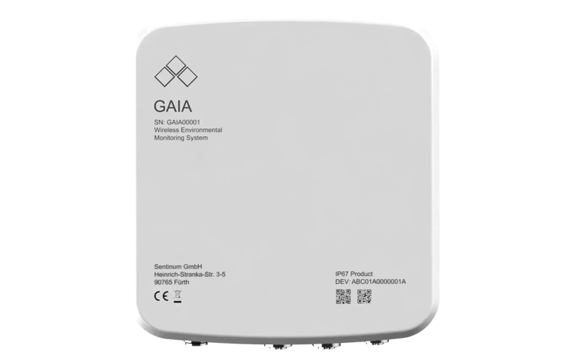GAIA IoT‑Sensor zur Erfassung von Bodenfeuchte, Temperatur und Umweltdaten für Analyse‑ und Monitoring‑Systeme