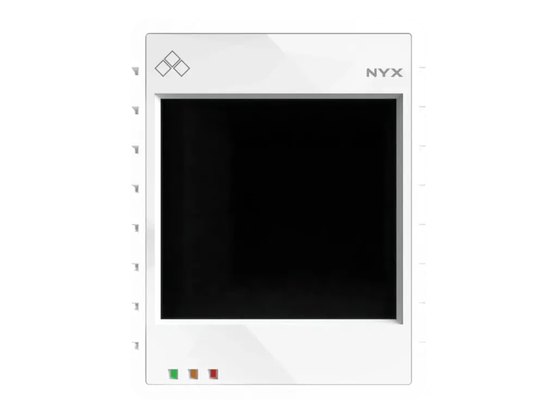Nyx batterieloser, solarbetriebener Indoor‑Sensor für Umwelt‑ und Zustandsmessung, freigestellte Ansicht