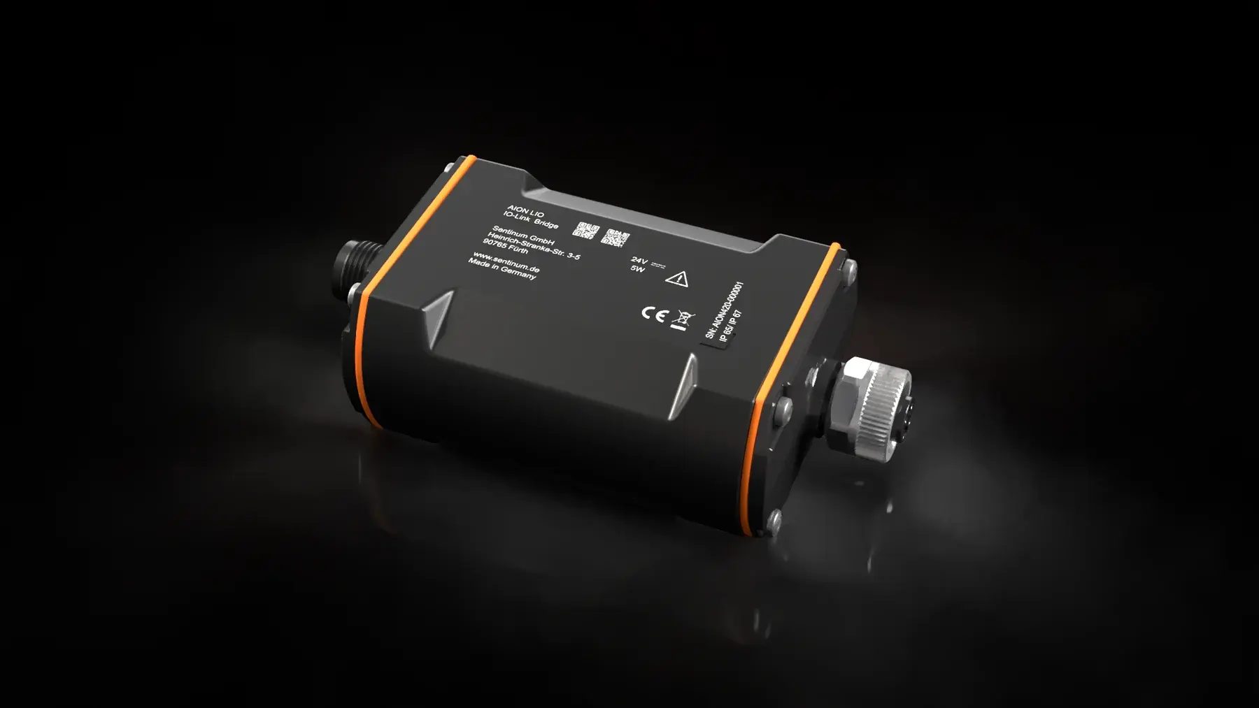 AION LIO von Sentinum: IO-Link zu LoRaWAN® Bridge für Industrial IoT, Smart Factory und Retrofit-Anwendungen.