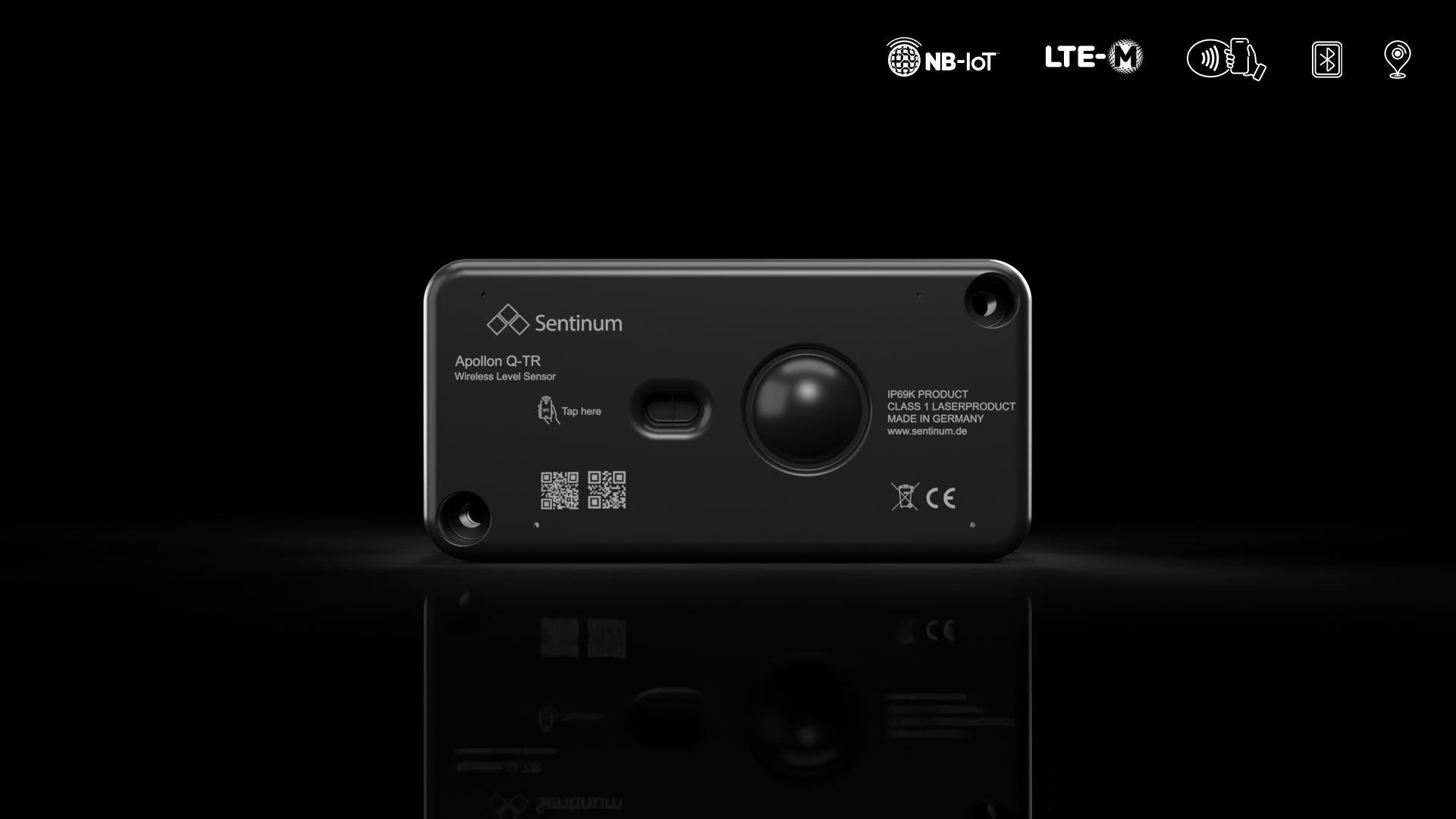 Apollon‑Q Mobilfunk‑Sensor mit NB‑IoT und LTE‑M zur Füllstandserfassung und Zustandsüberwachung von Containern