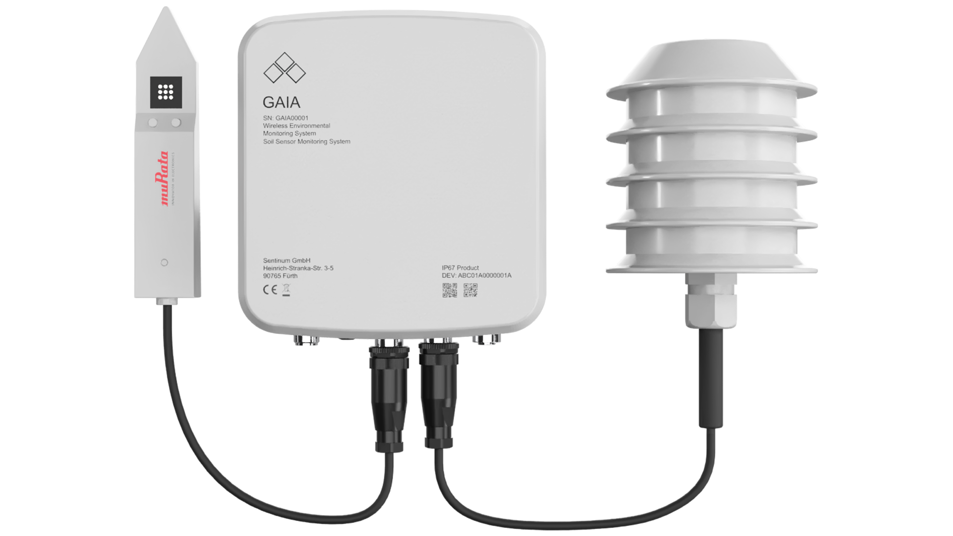 GAIA Soil Protection contre les rayonnements Station météo IoT