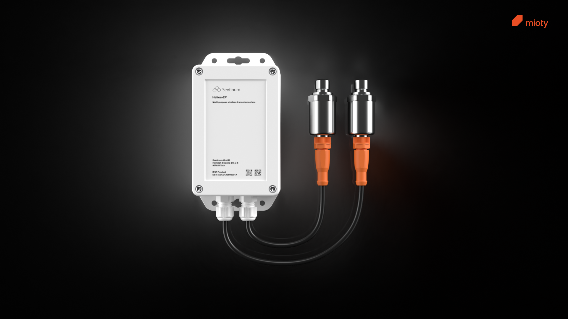 Helios 2P Industrie‑Drucksensor von Sentinum mit mioty® Funktechnologie zur drahtlosen Messung und Überwachung von Prozess‑, Differenz‑ und Systemdruck in Maschinen und Anlagen. Geeignet für Condition Monitoring, Leckageerkennung, Prozessüberwachung, Wartungsoptimierung und industrielle IoT‑Anwendungen.
