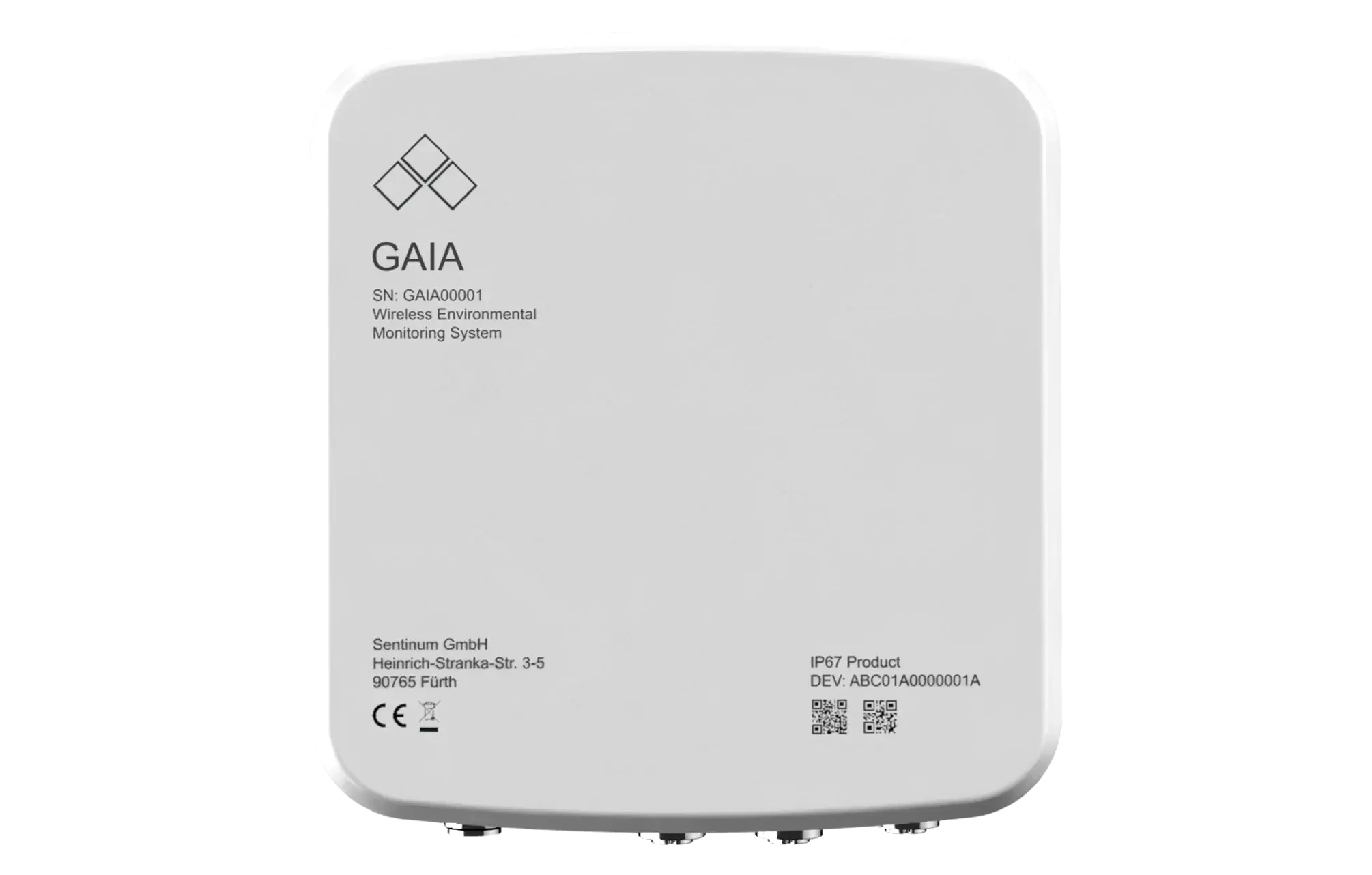 GAIA IoT‑Sensor zur Erfassung von Bodenfeuchte, Temperatur und Umweltdaten für Analyse‑ und Monitoring‑Systeme